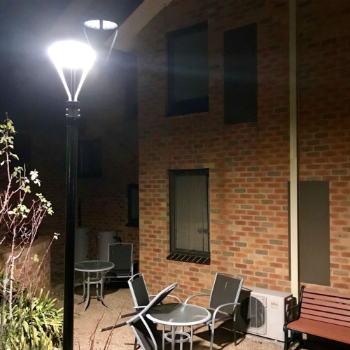 50W led post top fixture with sensor