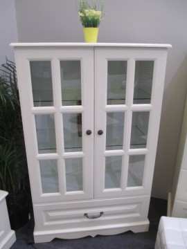 Wooden kitchen Cabinet storage with glass door MGR-9725