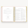 Spiral Gold Foil Notebook Journal With Planner Divider