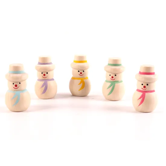 Craft & Gift Wooden Figures: Explore Baby, Snowman, Peg Dolls & Nature-Inspired Wooden Peg Dolls