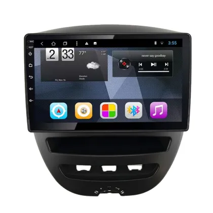 DVD Radio Panel Cover for Toyota Aygo Citroen C1 Peugeot 107 2005-2014 Car Stereo Frame