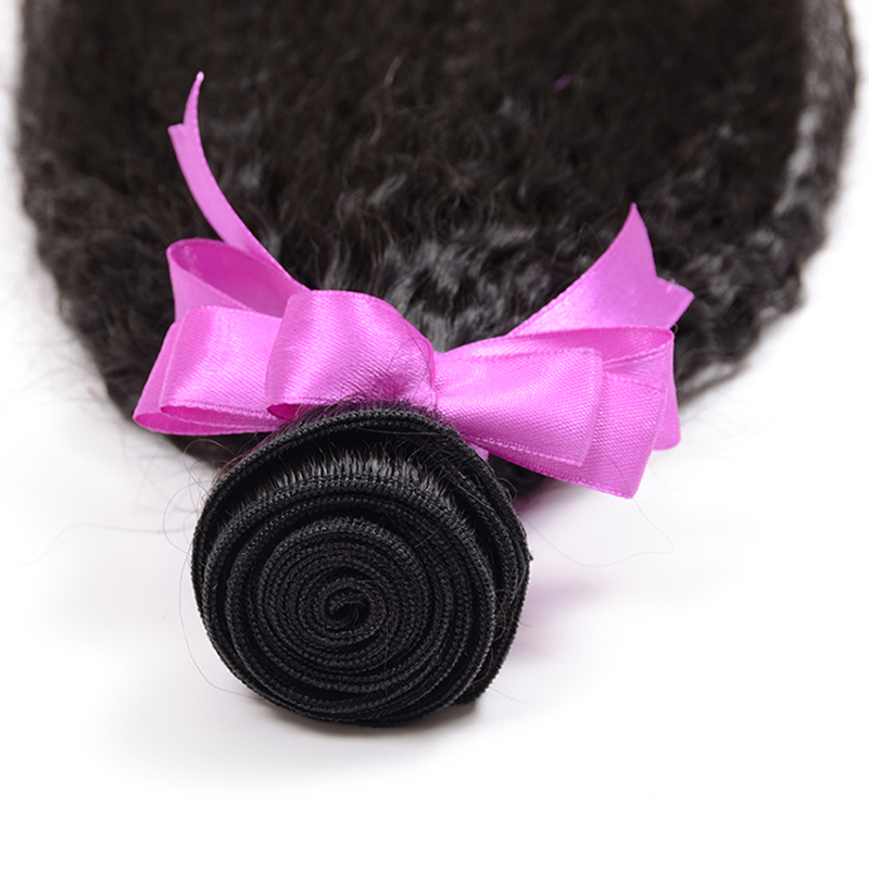 Virgin Human Hair Top Selling Kinky Straight Yaki Hair Extensions Mongolian WEAVING Non-remy Hair