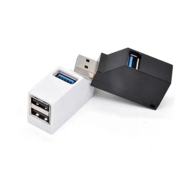 USB 3.0 Hub Adapter Extender - 3 Port Mini Splitter Box for PC Laptop MacBook