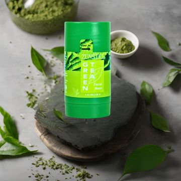 UPDATED Natural Green Tea Mask Stick Aloe Vera Clay Mask for Face for Deep Cleansing