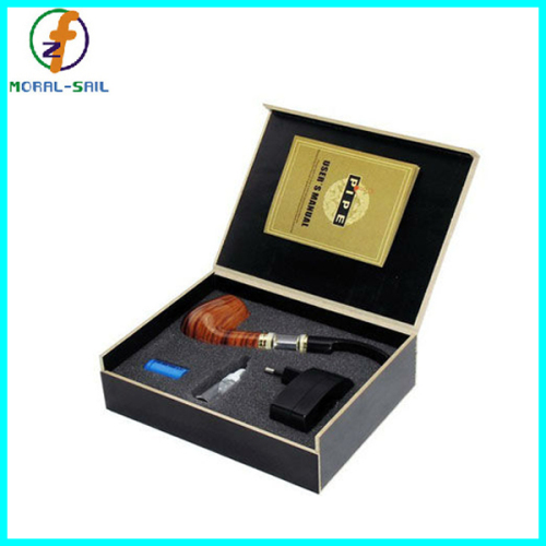 Hot Selling Best Quality E Pipe E Cigarette, Wood E Pipe with Gift Packing Box