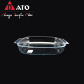 ATO rectangle oven plate household fruit glass plate