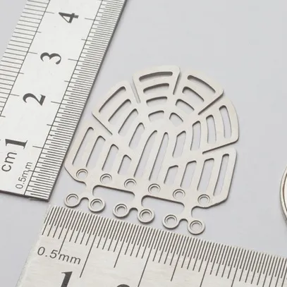 Titanium implants machined part plate