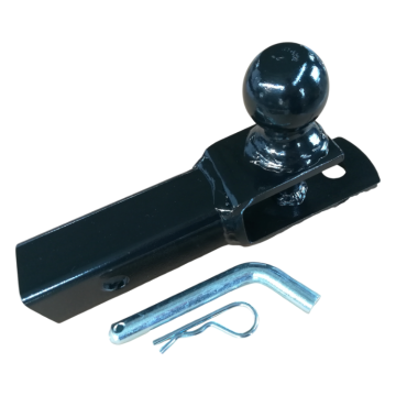 Trailer Hitch Pin and Adapter with Blank Cover - Excellent Quality