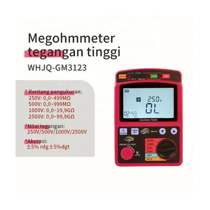 Wholesale Professional High Voltage Megohmmeter GM3123 - LCD Backlight Electronic Repair Tool