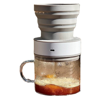 Battery Powered 2-in-1 Coffee Maker: Hot Coffee & Fast Cold Brew