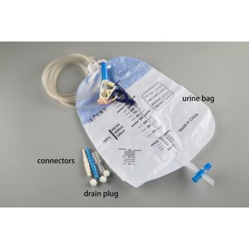 Portable 1000ml 1500ml 2000ml Urine Collection Drainage Bag