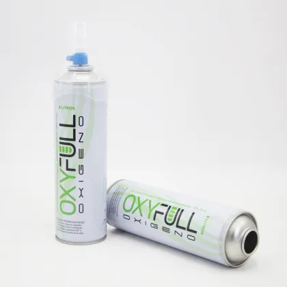 Empty 600ml Custom Aerosol Tin Can Oxygen Can