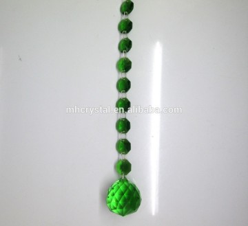 Green Crystal Beads chain curtain MH-12779