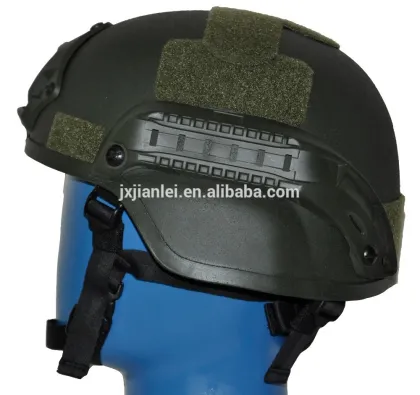 NIJ 3A Green US MICH 2000 Aramid Bulletproof Helmet With Aluminum Alloy VAS Shroud and Goggle Mount/Aramid Helmet/Twaron Helmet
