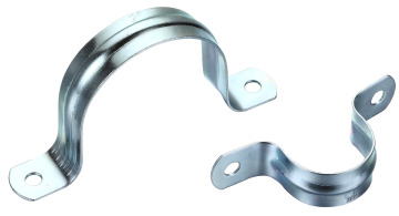 Galvanized 2-Hole Pipe Strap