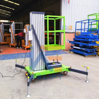 Mobile Electric Lifts: 4m-18m Mast Aluminum Alloy Elevators and Hydraulic Ladders