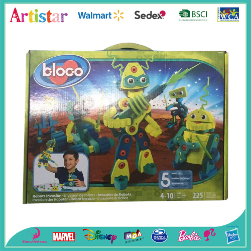 Bloco Robots Invasion diy beads craft