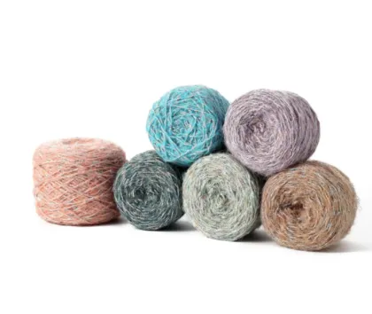 Loop boucle fancy yarn