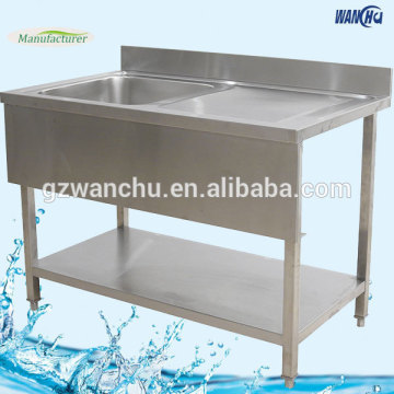 Commercial Double Bowl Stainless Steel Sink/Double Bowl Sink/Double Sink Table