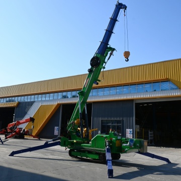 Spider Crane: da 1 tonnellata a 12 tonnellate Mini Crawler Cranes con lunghi boom