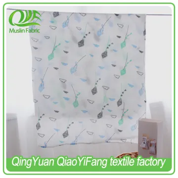 OEM Baby Muslin Wrap swaddle Blanket Baby bamboo blanket swaddle 2 layers