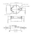 CR2032 Поверхностное крепление (SMT) держатель лития литий -монет