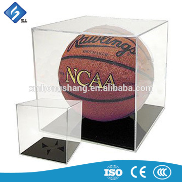 Durable Waterproof Acrylic Basketball Display Holders / Boxes in the Store