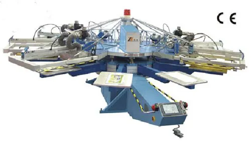 JY Series automatic computerized UV screen printer