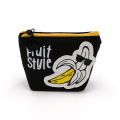 Custom fruit style canvas coin purse