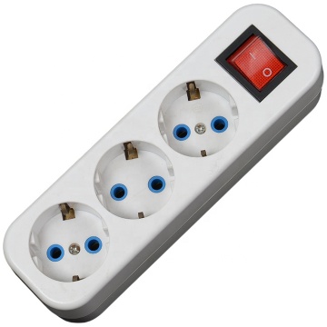 German 3 Outlet Power Extension Socket