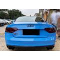 Gloss Blue Vinyl Wrap Glossy Abu Blue Car Wrapping 1.52*18M Manufactory