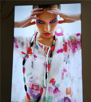 Percetakan kain untuk Light Box dengan Edge Silikon