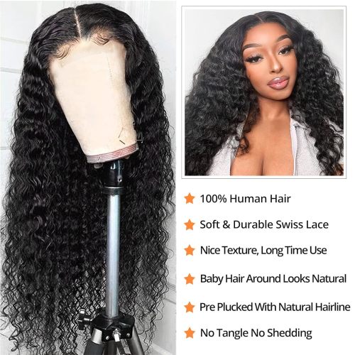 Deep Wave 4x4 Lace Front Wigs