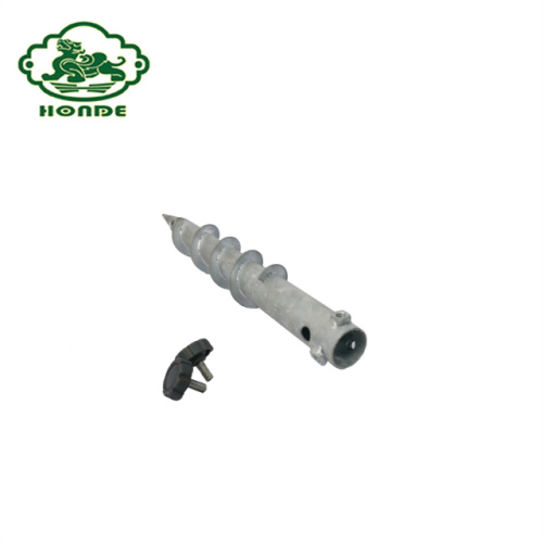 Kualitas Tinggi Hot Dicelup Galvanized Ground Spike Anchor