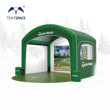 Inflatable Golf Tent Simulator: New Arrival Indoor Golf Enclosures