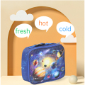 Bez öğle yemeği çantası çocuk yıldızlı gökyüzü öğle yemeği çantası tam baskılı çocuk öğle yemeği çantası