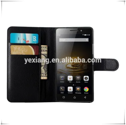 Wholesale Flip Cover Case For Lenovo Vibe P1M, Wallet PU Leather Case For Lenovo Vibe P1M