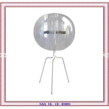 2013 Acrylic Shade and Iron Painting white Desk Lamp