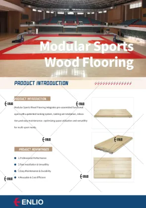Enlio Professional Modular Sports Wooden Floor