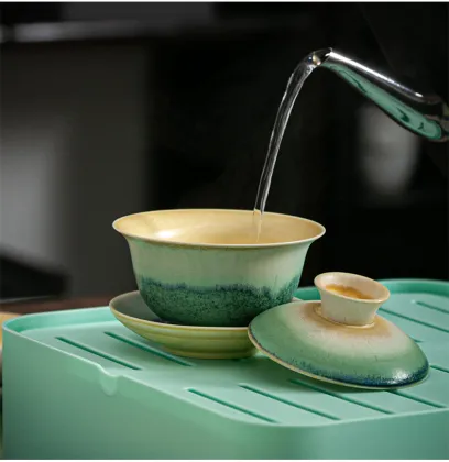 Wholesale Travel Ceramic Tea Set - Lightweight and Elegant Design