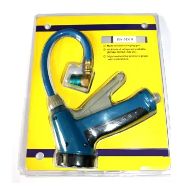 HS-3D19 Universal R134A Manual Injector: Refrigerant Oil Filling Tool Set for Car Air Conditioning Systems