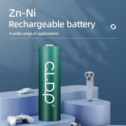 CLDP 1.6V 800mWh Zn-Ni rechargeable double a battery