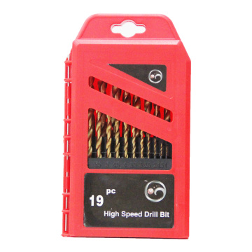 19pcs twist drill bit