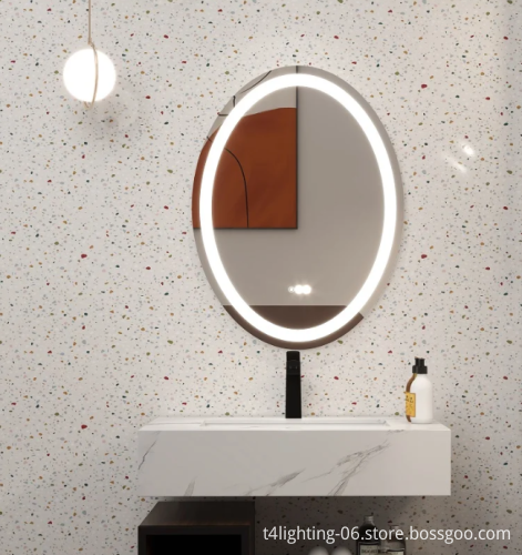 Oval LED Light Bathroom Mirrors - Decorative Wall Mirrors