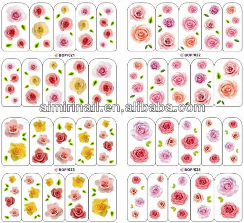 Water Transfer nail sticker water decal nail sticker flower nail sticker