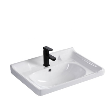 60x47cm Rectangular White Ceramic Wash Basin