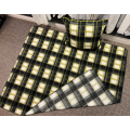 Plaid Flanellstoff Tweed Wollstoff