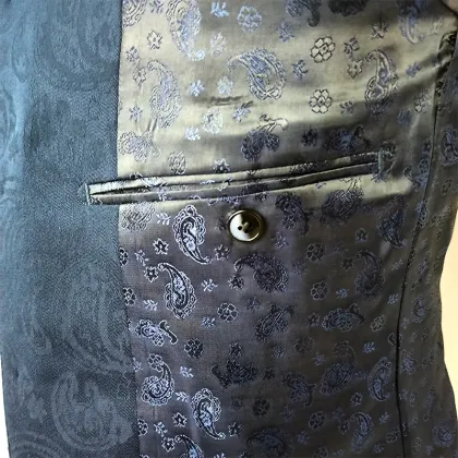 Guaranteed Quality wedding men's wedding suits tuxedos male suits slim fit coat chinese tunic suit