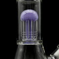 Bong de bécher en verre filtré violet