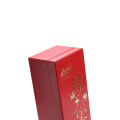 Luxury Red EVA Insert Cardboard Wine Box